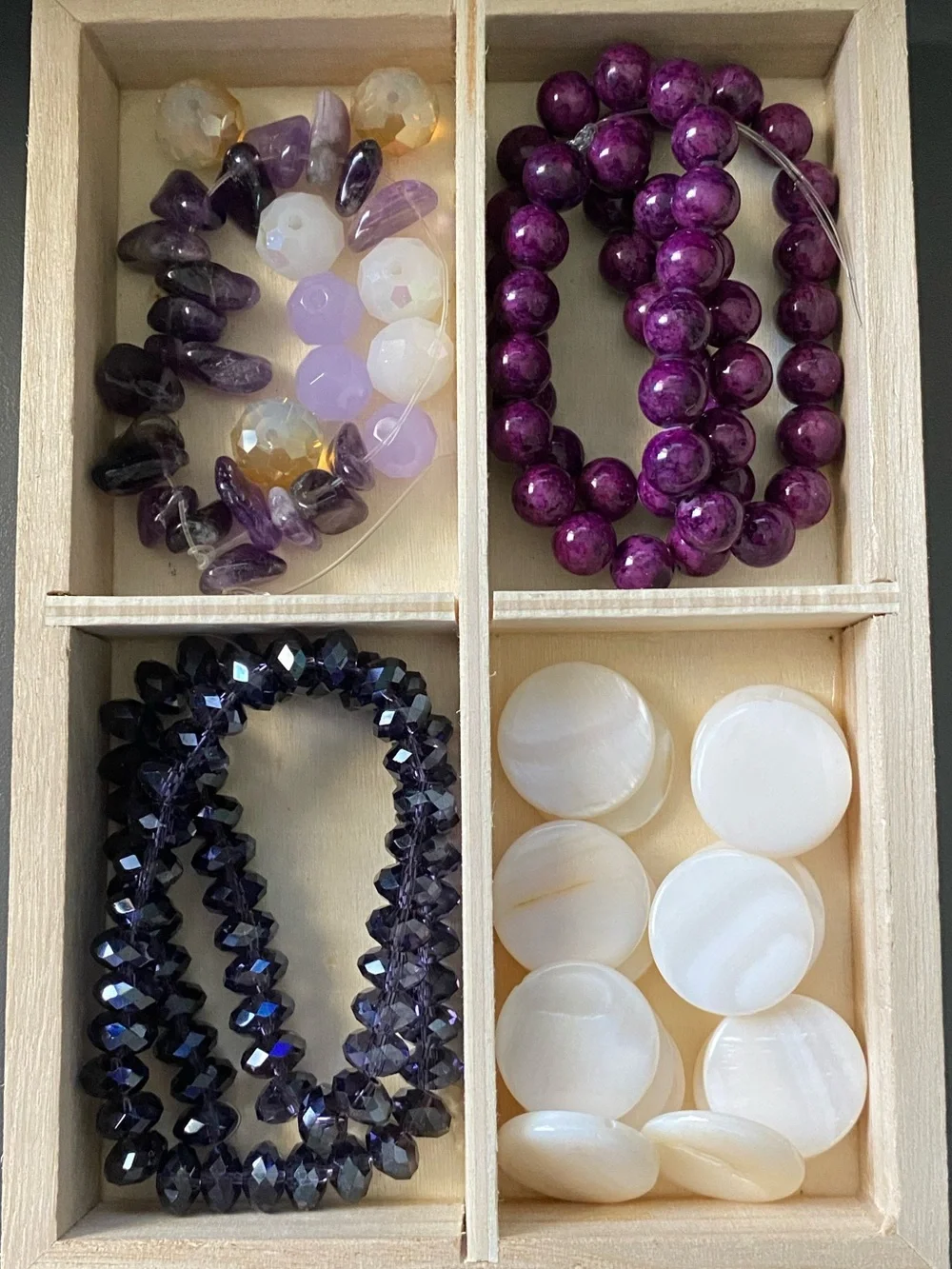 Natural Stone Beads Freshwater Pearl Beads Glass & Mother of Pearl Beads Lot